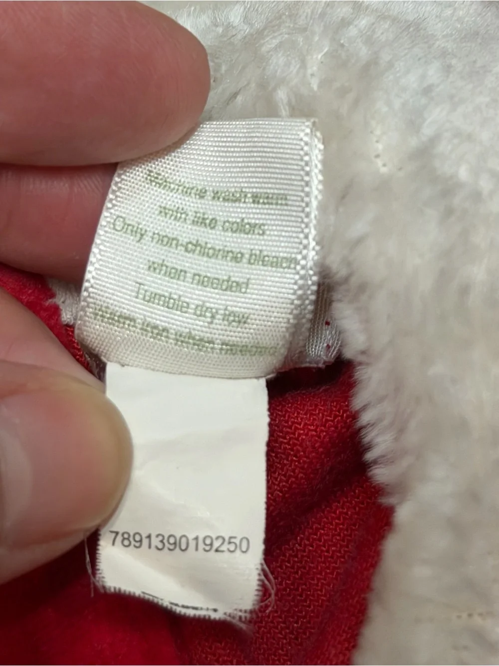 First Moments Layette Baby 0-3M Santa Red Velour Christmas 2 Piece Footed Set